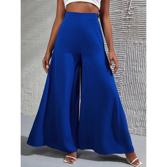 SHEIN Pants - High Waist Solid Wide Leg Pants NWOT
